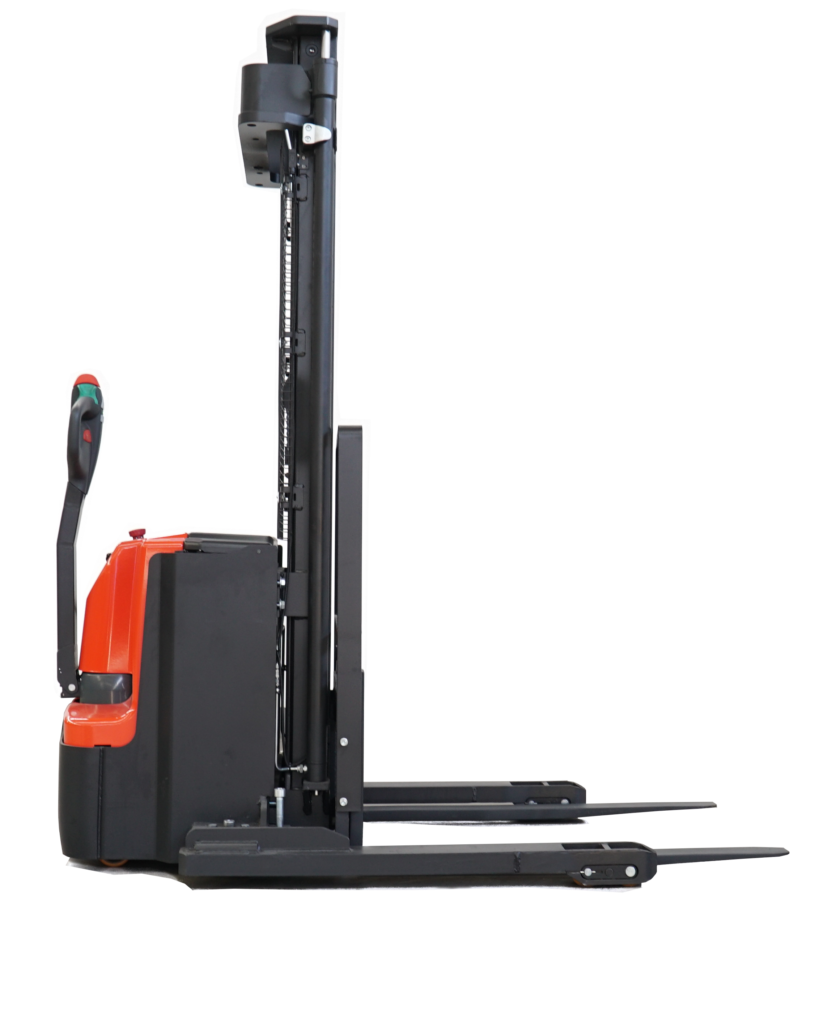 Straddle Leg Electric Pedestrian Stacker