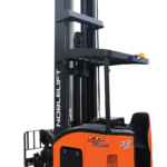 Stand-on Scissor Reach Truck