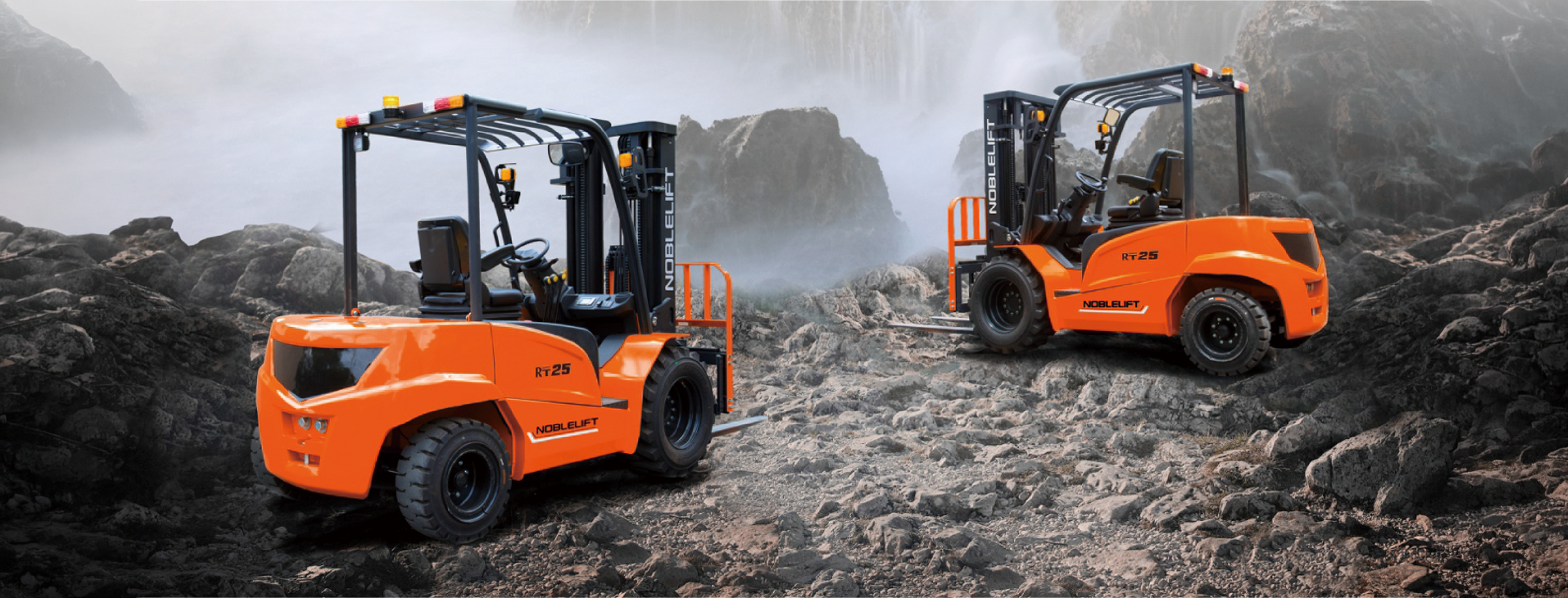 Rough Terrain Forklifts Banner