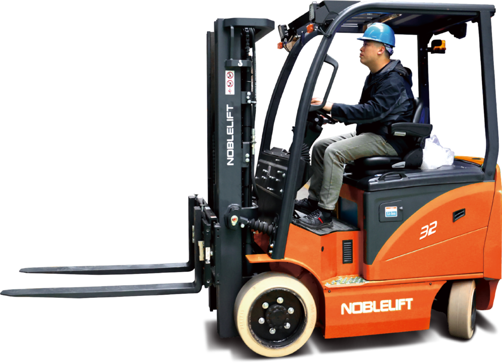 4-Wheel Electric Cushion Forklift