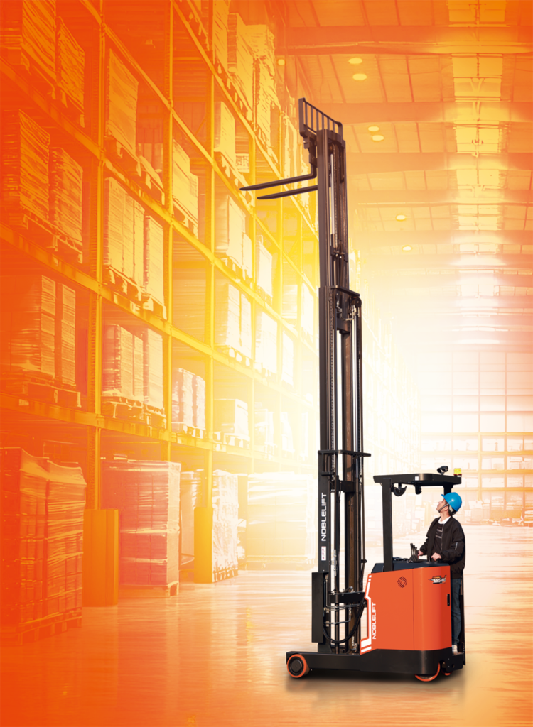 Electric Stand-on Reach Truck