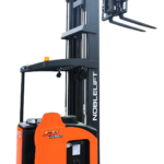 Stand-on Scissor Reach Truck